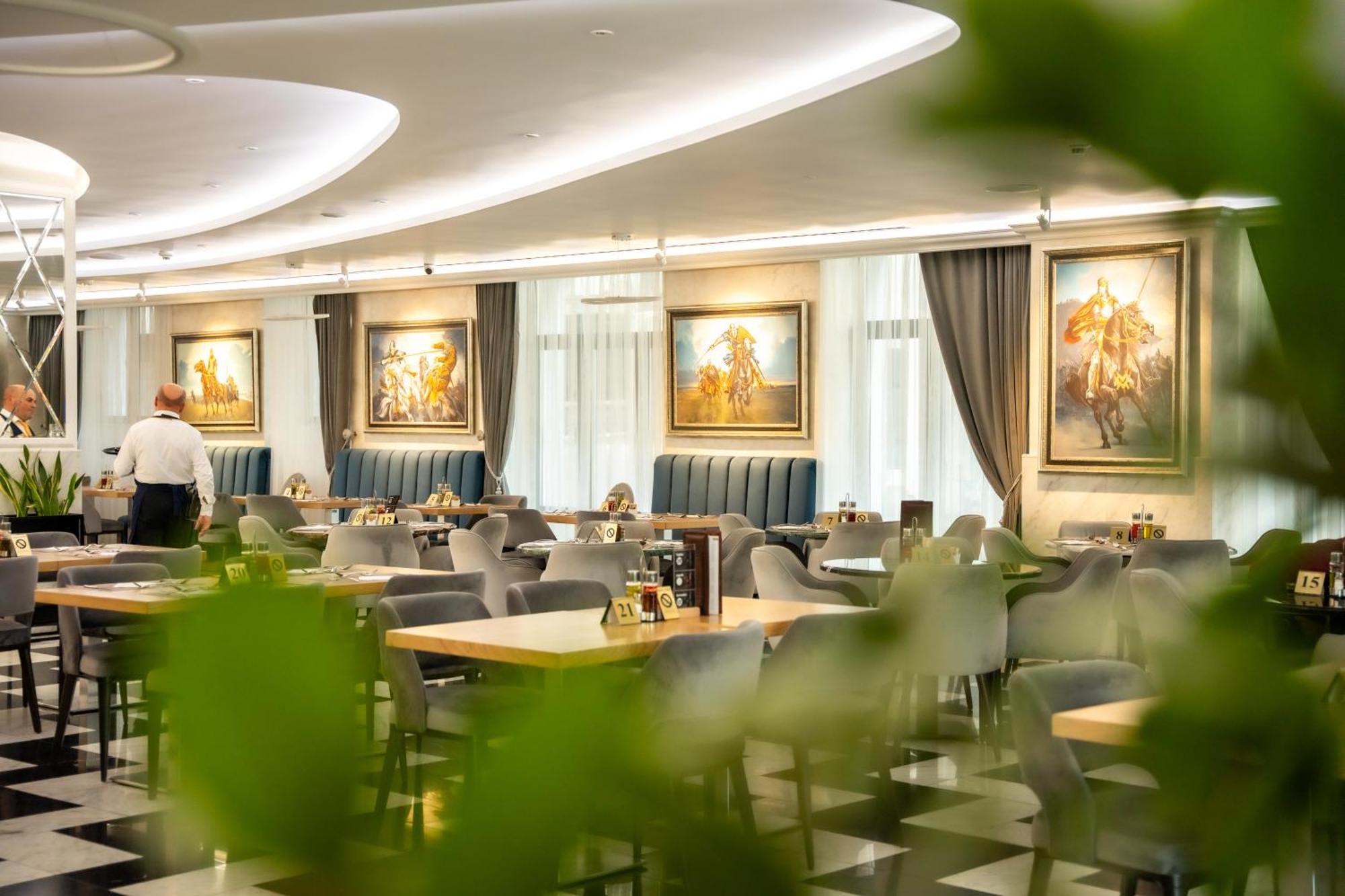 A Hoteli - Hotel Park Vrnjačka Banja Eksteriør bilde The restaurant