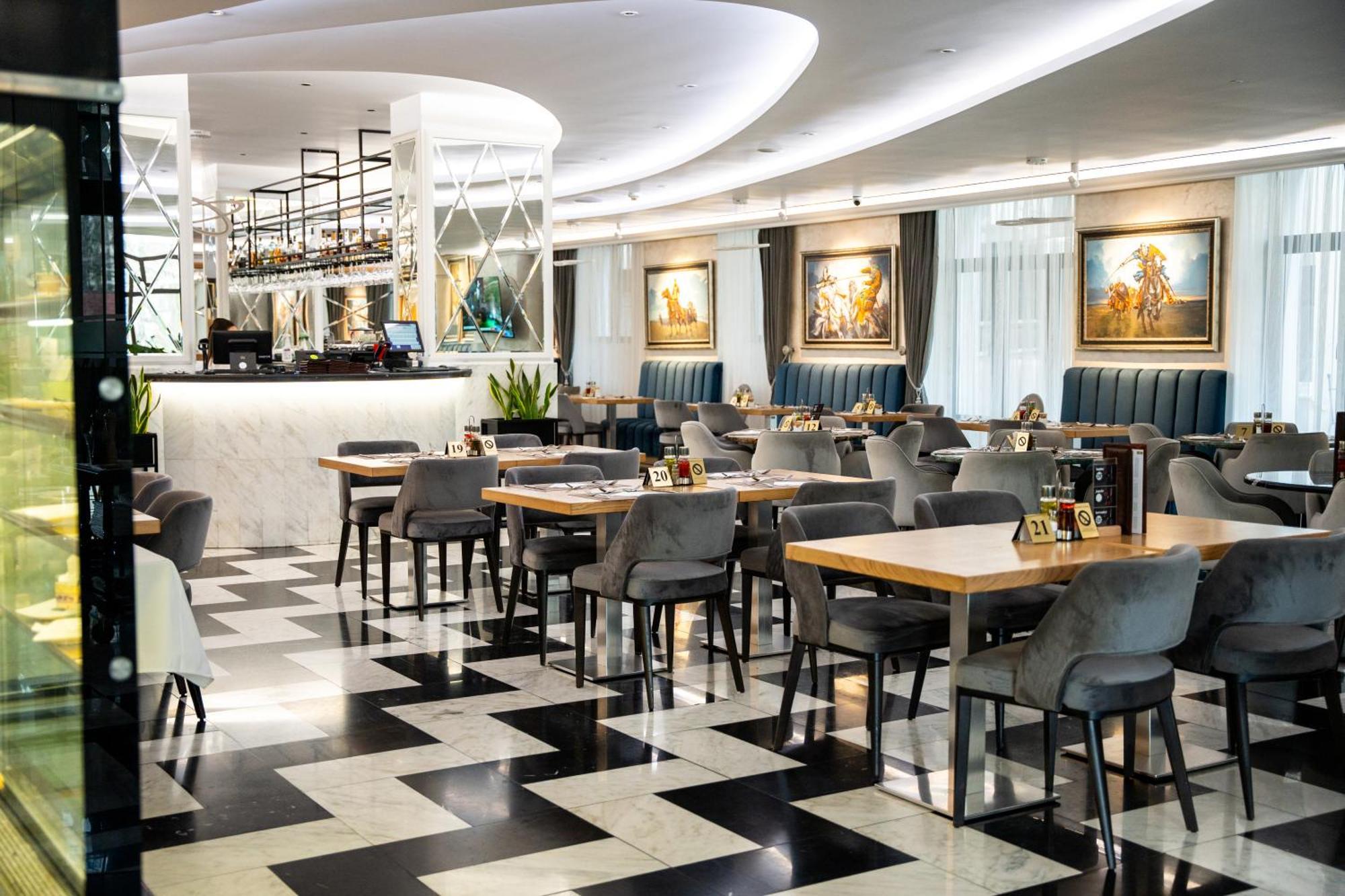 A Hoteli - Hotel Park Vrnjačka Banja Eksteriør bilde Restaurant
